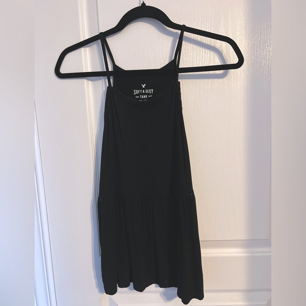 American Eagle Tank Top with Stitch Detailing